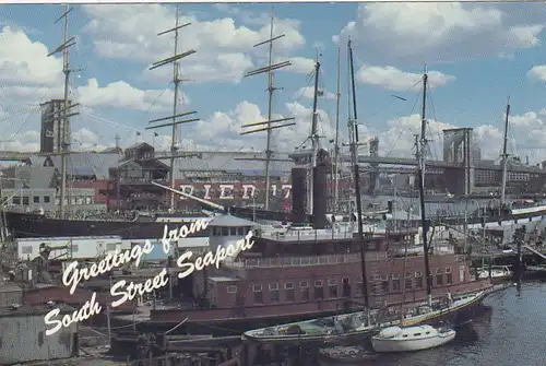 New York N.Y., The old restored seaport ngl E9126