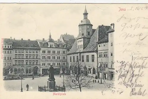 Jena, Thür., Marktplatz bahnpgl1904 F1606