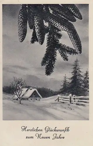 Neujahr-Wünsche aus Winteridyll gl1941 F0315