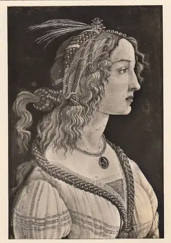 SANDRO BOTTICELLI Mädchenbildnis ngl E6419