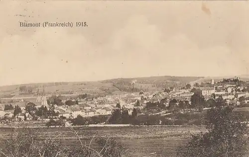 Blamont (Frankreich) 1915 feldpgl1916 E9193