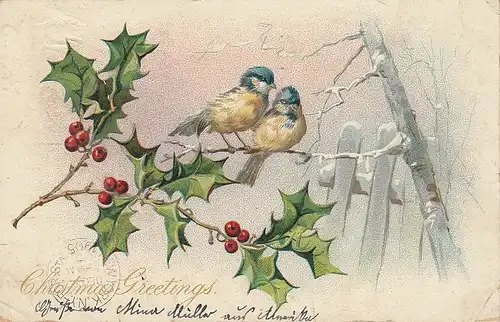 Christmas Greetings gl1905 F0325