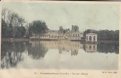 Fontainebleau (S.-et-M.) Vue sur l'Etang glum 1910? E9186