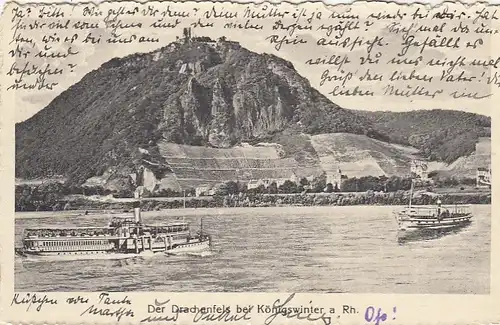 Ruine Drachenfels bei Königswinter a.Rhein, gl1924 E8533