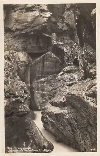 Oberstdorf-Tiefenbach, bayer.Allgäu, Breitachklamm gl192033? E8591