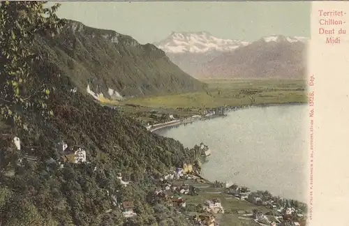 Territet - Chillon - Dent du Midi gl1913 F2750