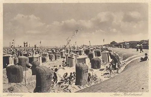 Nordseebad Norderney, am Korbstrand gl1929 E7106