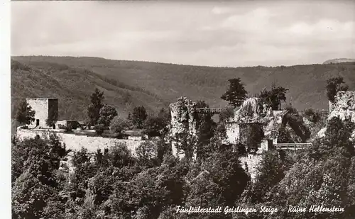 Fünftälerstadt Geislingen (Steige), Ruine Helfenstein ngl F1777