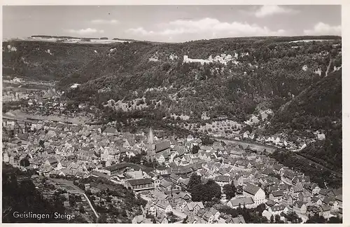 Geislingen/Steige, Panorama gl1955 F0410