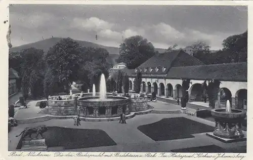 Bad Nauheim, Kurpark mit Sprudelhof ngl F1806