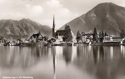 Rottach-Egern am Tegernsee, mit Wallberg gl1961 E7216