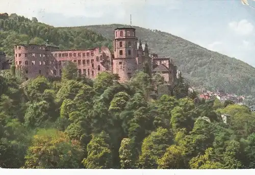 Heidelberg, Schloß von Osten gesehen gl1929 E6846