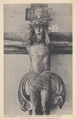 Eichstätt (Bayern) Mortuarium, Crucifixus ngl E9326