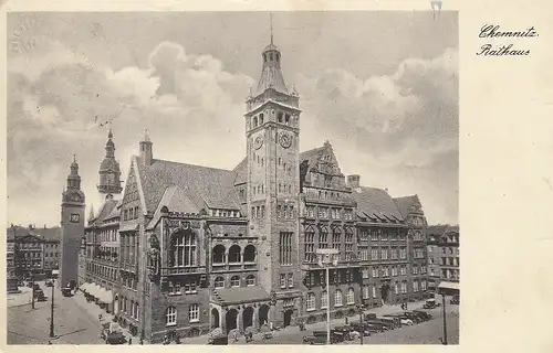 Chemnitz, Rathaus gl1938 F0531