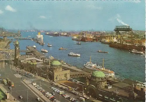 Hamburg, St.Pauli-Landungsbrücken ngl F2909