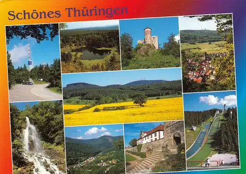 Das schöne Thüringen, Mehrbildkarte ngl E7256