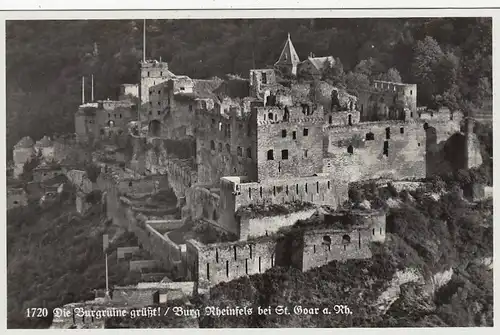Burg Rheinfels bei St.Goar am Rhein ngl E9355