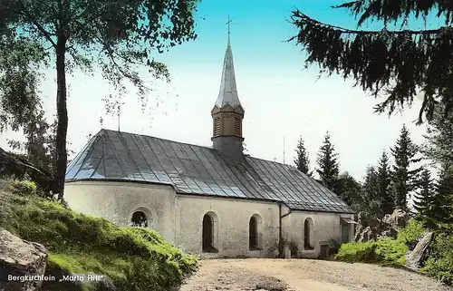 Bergkirchlein Maria-Hilf bei Lam (Bayr. Wald) ngl F0626