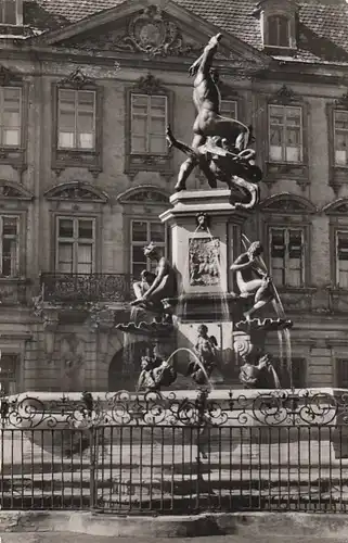 Augsburg, Herkulesbrunnen gl1954 E9402