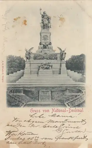 Nationaldenkmal a.d.Niederwald bei Rüdesheim a. Rhein gl1900 F2016
