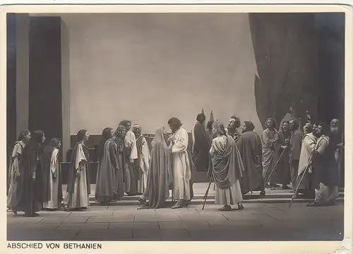 Oberammergau, Obb., Abschied von Bethanien 1934 ngl E9475