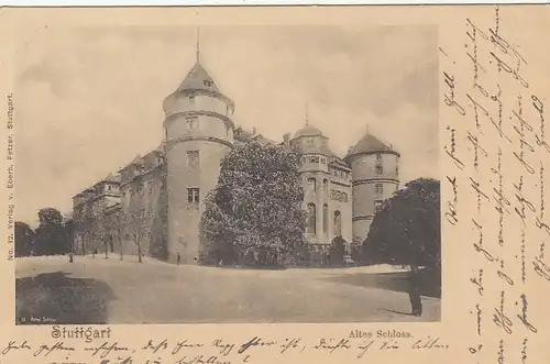 Stuttgart, Altes Schloss gl1900 F2074