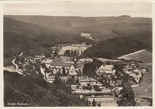 Kloster Eberbach i.Rhg. Panorama ngl E9485