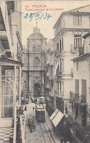 Valencia, Puerta principal de la Catedral gl1934 E8944