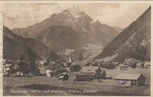Mayrhofen mit Grünberg, Zillertal, Tirol gl1928 E8959