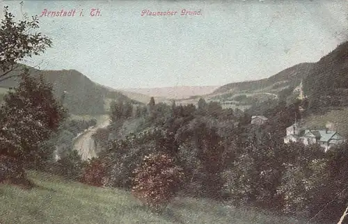 Arnstadt in Thüringen, Plauescher Grund gl1910 E7478