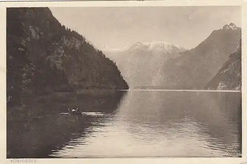 Königssee vom Malerwinkel feldpgl1916 E6885