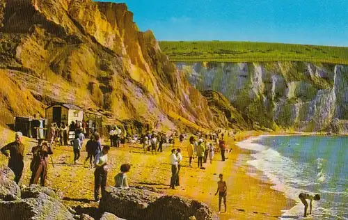 Coloured Cliffs, Alum Bay, I.W. ngl F3142