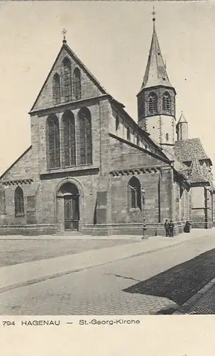 Hagenau, Elsass, St.Georg-Kirche ngl E7157