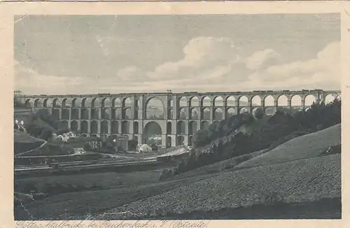 Göltzschtalbrücke bei Reichenbach i.V., Ostseite glum 1920? E7488