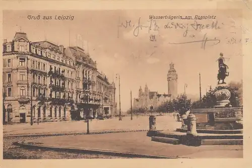 Leipzig, Wasserträgerin am Rossplatz gl1913 E9587