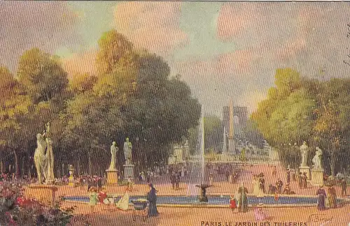 Paris, Le Jardin des Tuileries gl1914 E9202