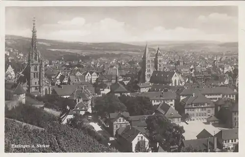 Eßlingen a.N., Blick über die Stadt gl1931 E9651