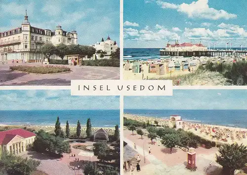 Insel Usedom, Mehrbildkarte gl1960 F0950