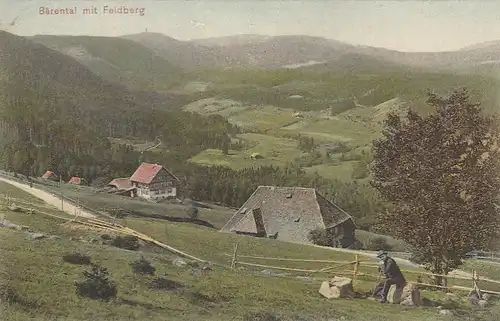 Bärental, Schwarzwald, mit Feldberg ngl F2228