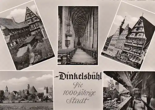 Dinkelsbühl, Mehrbildkarte ngl E7295