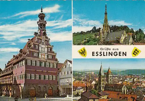 Eßlingen a.N., Frauenkirche, Stadtkirche, altes Rathaus ngl E9679