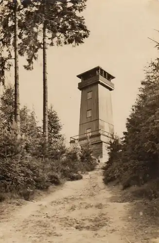 Schönberg i.Vogtl., bei Radiumbad Brambach, Kapellenturm glum 1960? E7305