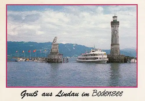 Lindau im Bodensee, Hafeneinfahrt ngl F0976