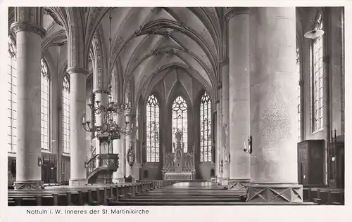 Nottuln (Westfalen) Inneres der St.Martinikirche ngl E9314