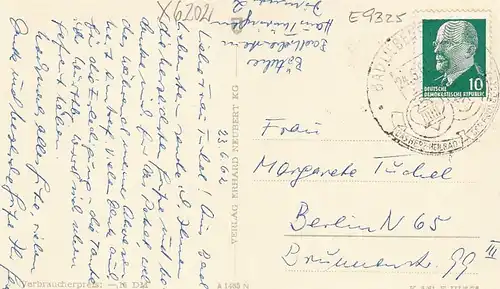 Bad Liebenstein, Thür.Wald, Mehrbildkarte gl1962 E9325