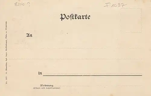 Gruss aus der Gfaller Mühle, Litho ngl F1037