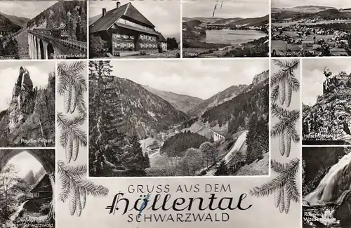 Höllental, Schwarzwald, Mehrbildkarte gl194359 E9384