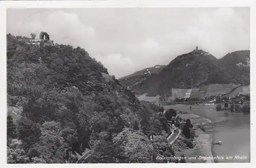 Rolandsbogen und Ruine Drachenfels bei Königswinter a.Rhein, gl1934? E9393