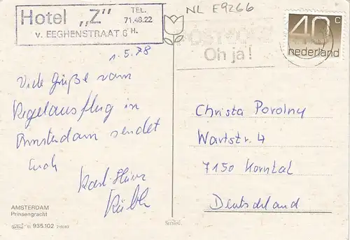 Amsterdam, Prinsengracht gl1978 E9266