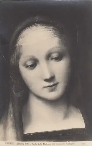Firenze, Gal.Pitti, Testa della Madonna del Granduca, Raffaello ngl F1115